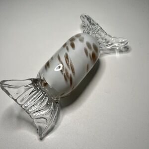 Artisan Glass Hand Blown Candy Figurine Wrapped Hard‎ Candy Decor. Rare.
